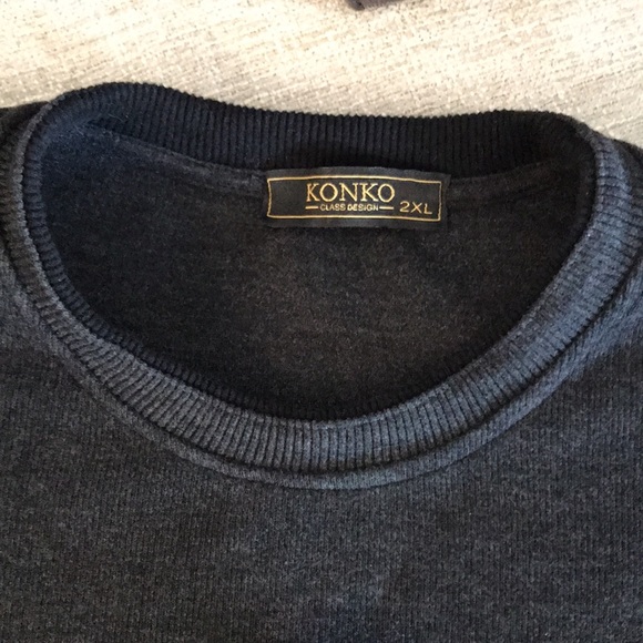 Konko Class Design 2XL Dark Grey Sweater - Picture 3 of 4